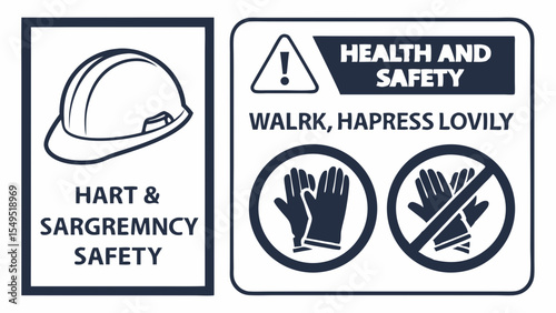 Health and Safety Signage for Hart Sargrencny.