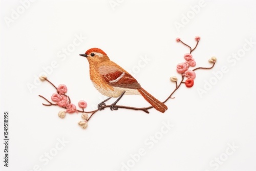 Bird sparrow animal beak.