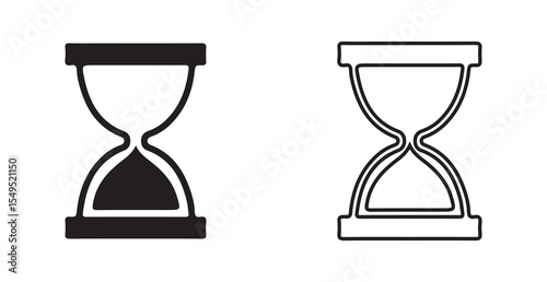 vector illustration of hourglass