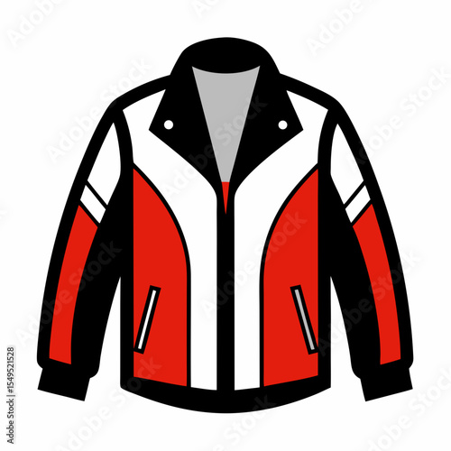 Leather Biker Coat Silhouette