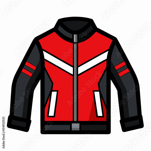 Leather Biker Coat Silhouette