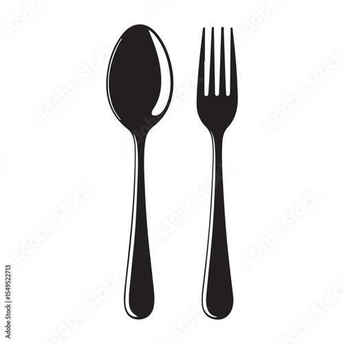 fork and spoon