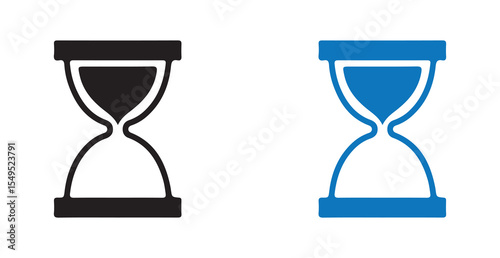 vector illustration of hourglass
