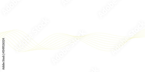 Modern banner background design. Banner template with dynamic wave shapes.Abstract vector wavy lines flowing smooth curve colorful gradient purple blue on transparent background in concept of technolo