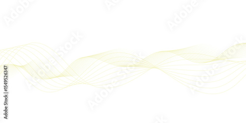 Modern banner background design. Banner template with dynamic wave shapes.Abstract vector wavy lines flowing smooth curve colorful gradient purple blue on transparent background in concept of technolo