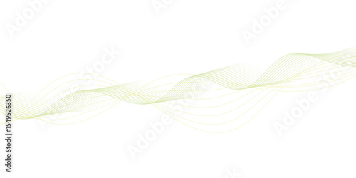 Modern banner background design. Banner template with dynamic wave shapes.Abstract vector wavy lines flowing smooth curve colorful gradient purple blue on transparent background in concept of technolo