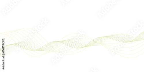 Modern banner background design. Banner template with dynamic wave shapes.Abstract vector wavy lines flowing smooth curve colorful gradient purple blue on transparent background in concept of technolo