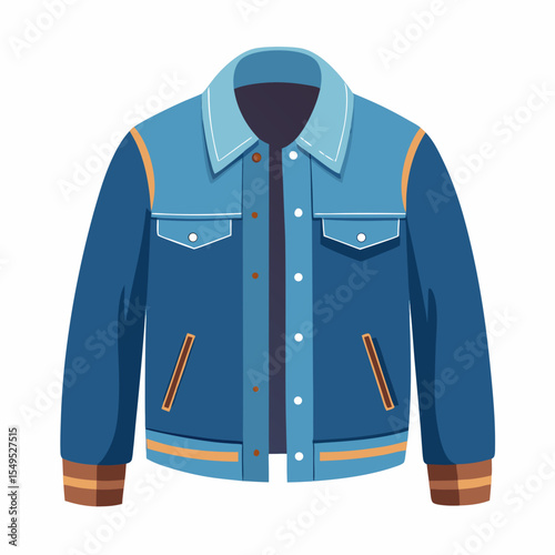 Stylish Jean Jacket Silhouette