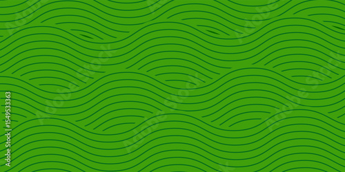 farm green banner, organic abstract background with fields. wavy green lines, natural organic products. ecology background. striped farmer green Pattern