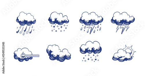 Stormy and Sunny Day Vector Pack