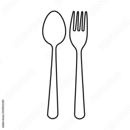 fork and spoon