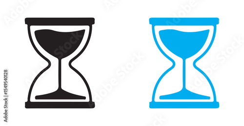 vector illustration of hourglass