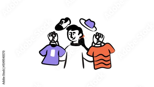 Clothing  Animation MP4 File