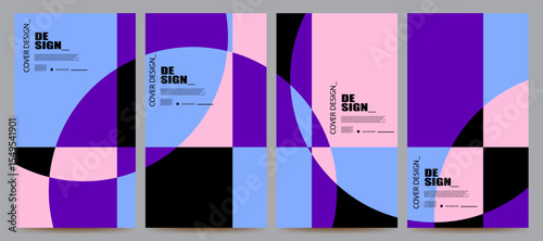 background design template set trendy