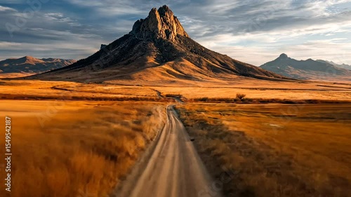 Golden Hour on the Road Less Traveled
