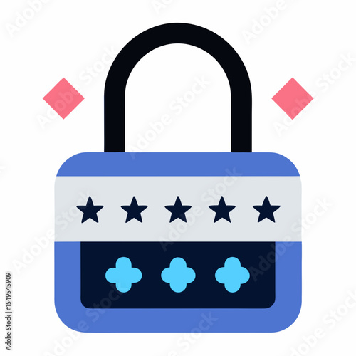 lock icon vector illustration