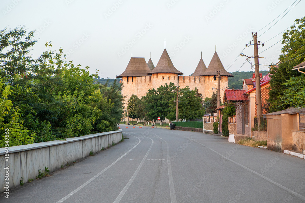 Obraz premium Urban landscape in the historical and cultural city of Soroca in the north of the Republic of Moldova