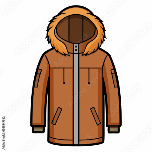 Hooded Parka Silhouette