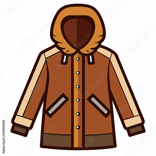 Hooded Parka Silhouette