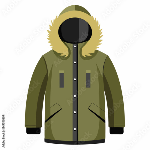 Hooded Parka Silhouette