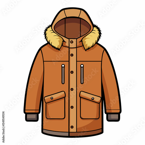 Hooded Parka Silhouette