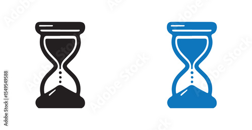 vector illustration of hourglass