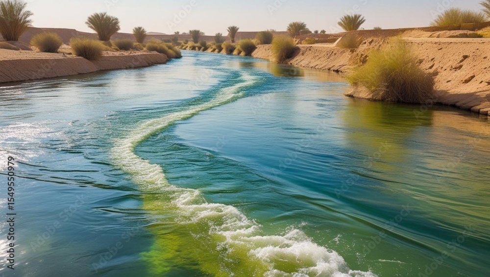 Obraz premium water in the pool