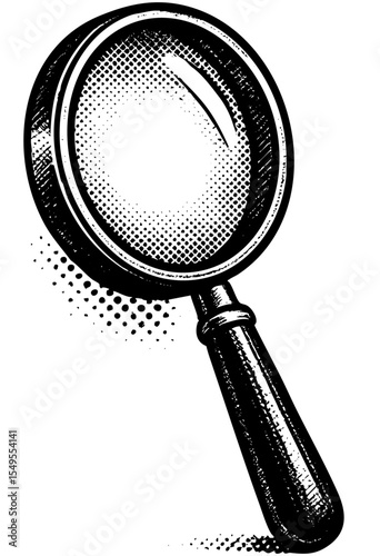 Comic Magnifying Glass 