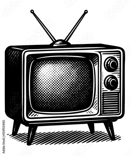 Retro TV Comic Vector