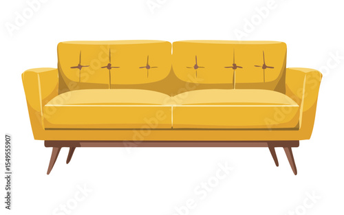 Modern Mustard Yellow Sofa Design