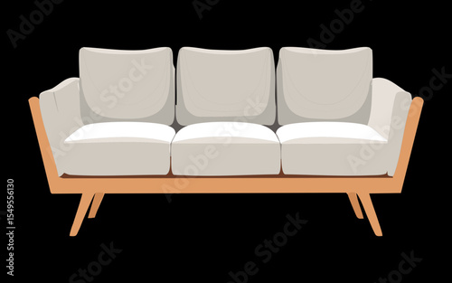Spacious White Sofa for Large Living Areas