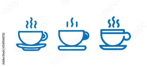 Coffee mug icon sign symbol design. Minimalist black coffee cup icon, vector illustration eps 10.