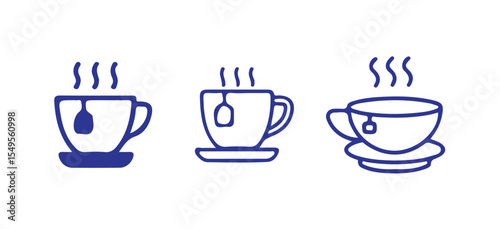 Coffee mug icon sign symbol design. Minimalist black coffee cup icon, vector illustration eps 10.