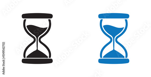 vector illustration of hourglass