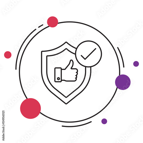 Trust and Integrity icon, Built on Trust The Foundation of Ethical Success, Integrity in Action Leading with Honesty and Accountability, vector