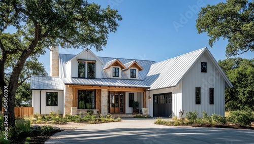 Modern farmhouse exterior