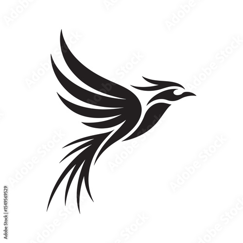 Unique bird logo Modern and minimalist vector and abstract logo