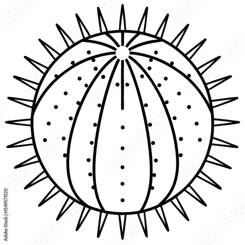 Minimal Sea Slug Line Art