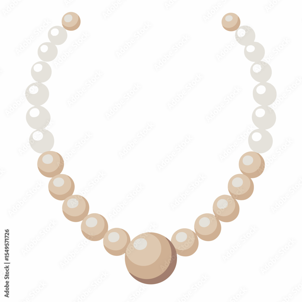 Fototapeta premium Minimal Pearl Jewelry