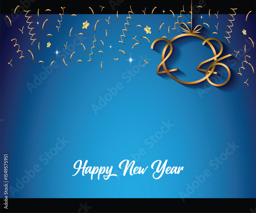 2026 Happy new year background banner for your seasonal invitations festive posters.