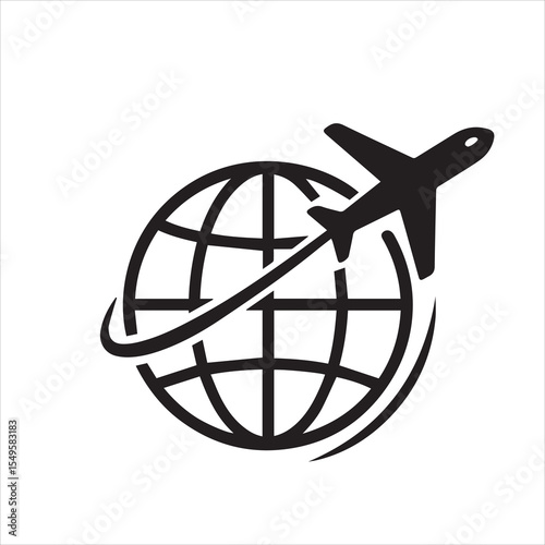 globe travel icon