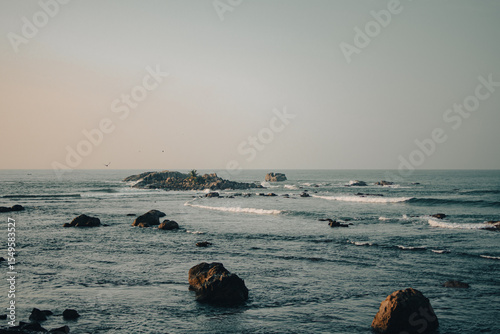 Early Morning Coastline of Galle Fort, Sri Lanka