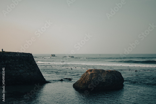 Early Morning Coastline of Galle Fort, Sri Lanka