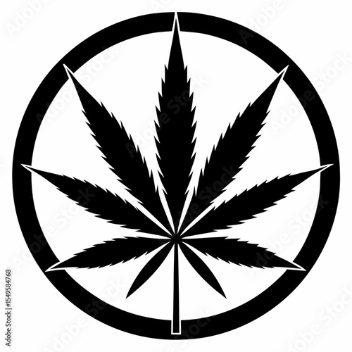cannabis leaf vector
