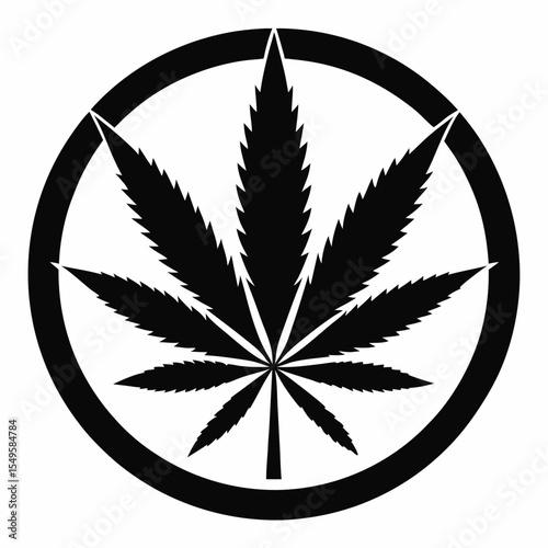 cannabis leaf vector