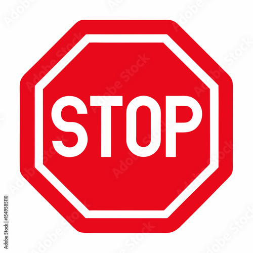 stop road sign