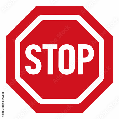 stop road sign