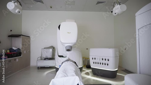 4k video showcasing the CyberKnife system—a non-invasive, robotic radiosurgery technology for precise tumor treatment.