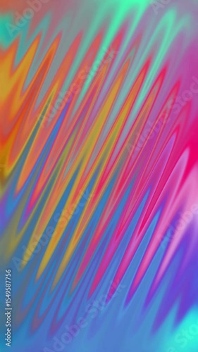 Wallpaper Mural Looping Colorful Abstract Psychedelic Animation of Vibrant Wavy Diagonal Patterns Torontodigital.ca