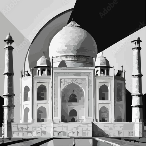 
digital art of the spectacular taj mahal 14